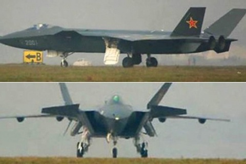 Chiến đấu cơ tàng hình Trung Quốc lướt trên đường băng