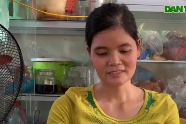 Chị Vải nghẹn ngào gửi lời cám ơn bạn đọc báo Dân trí