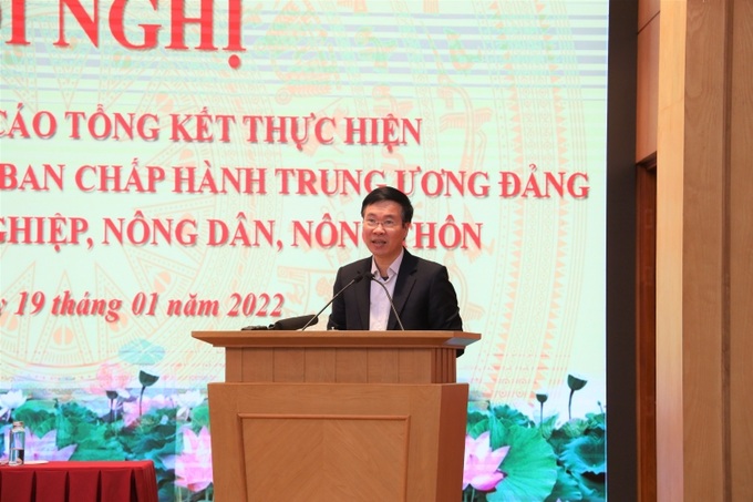 Thường trực Ban Bí thư Võ Văn Thưởng phát biểu tại hội nghị