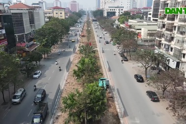 Gấp rút mở rộng lòng đường tại 'điểm đen' ùn tắc giao thông ở Hà Nội