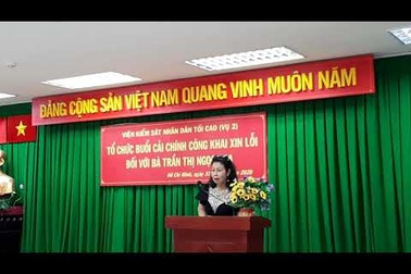 Người bị oan bật khóc khi được xin lỗi