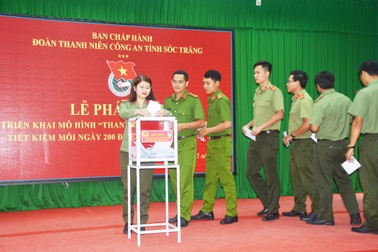 Tuổi trẻ Công an Sóc Trăng triển khai mô hình “Cùng em đến trường”