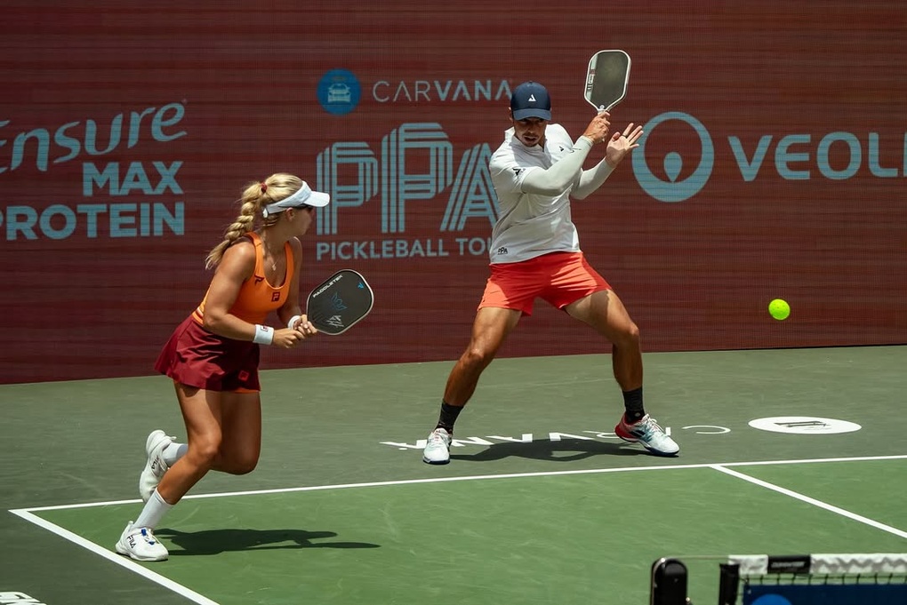 Cặp đôi pickleball số một thế giới bội thu danh hiệu tại giải đấu ở Mỹ - 1 Cặp đôi pickleball số một thế giới bội thu danh hiệu tại giải đấu ở Mỹ - 1