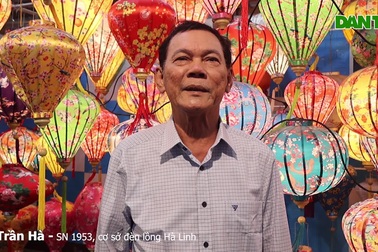 Đơn hàng Tết tăng cao, cơ sở sản xuất đèn lồng ở Hội An tất bật tăng ca