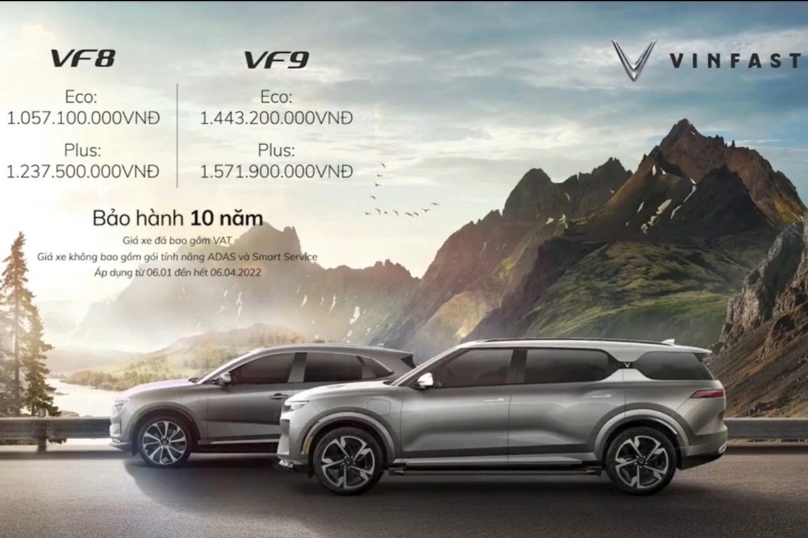 VinFast VF 8 và VF 9 - SUV điện cho khách Việt có giá từ 1,057 tỷ đồng - 1 VinFast VF 8 và VF 9 - SUV điện cho khách Việt có giá từ 1,057 tỷ đồng - 1