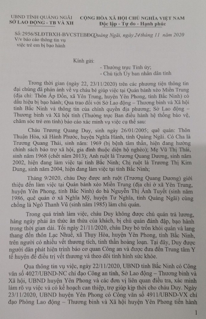 Quảng Ngãi: Gia cảnh bi thương của 2 cháu bé bị bạo hành ở Bắc Ninh  - Ảnh 3.