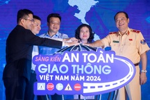 Toàn cảnh Lễ phát động Sáng kiến An toàn giao thông Việt Nam năm 2024