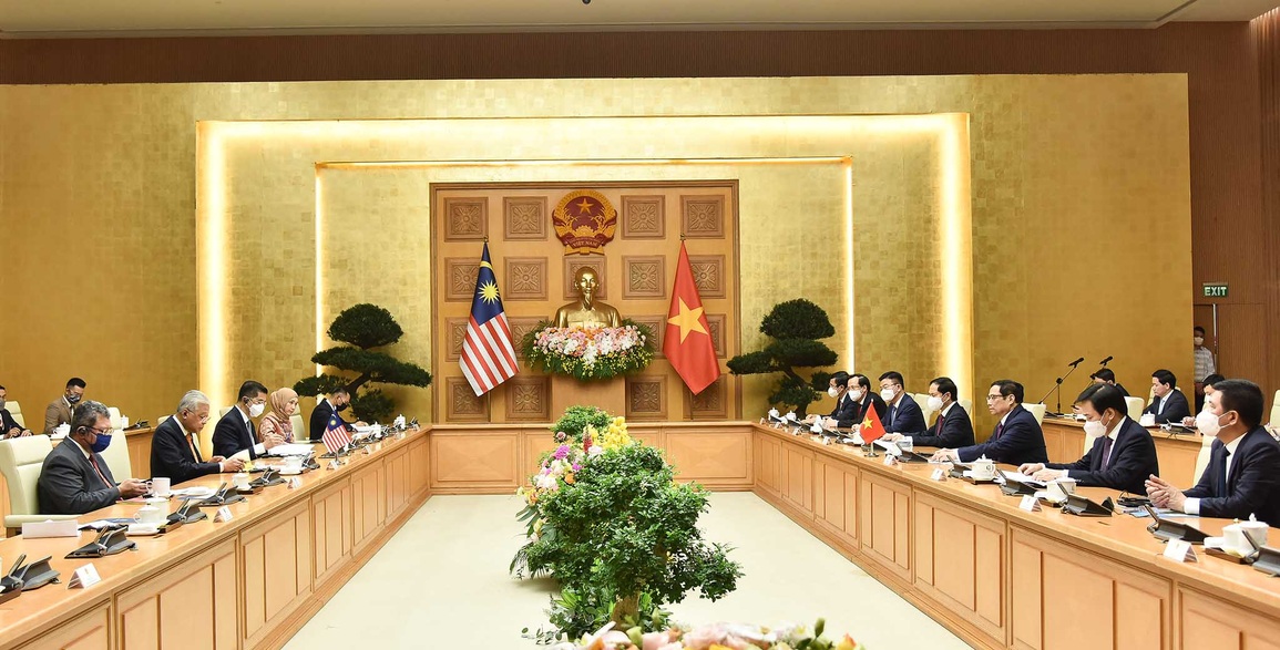 Thủ tướng Phạm Minh Chính chủ trì lễ đón chính thức Thủ tướng Malaysia - 8 Thủ tướng Phạm Minh Chính chủ trì lễ đón chính thức Thủ tướng Malaysia - 8