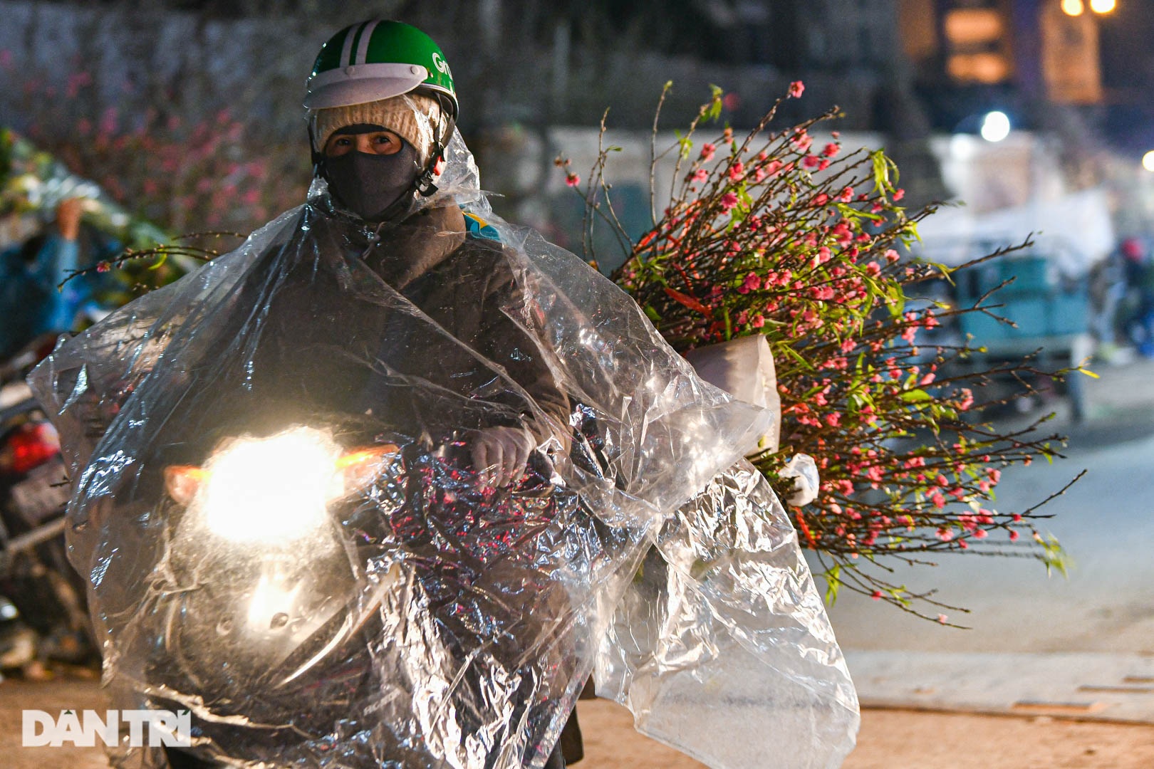 Hanoi'deki en büyük çiçek pazarı, 10 santigrat derecenin altındaki soğukta gece boyunca açık kalıyor - 4 Chợ hoa lớn nhất ở Hà Nội họp xuyên đêm trong giá lạnh dưới 10 độ C - 4
