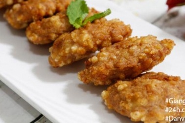 Cách làm chả cốm vàng ruộm, dẻo thơm cho ngày thu se lạnh