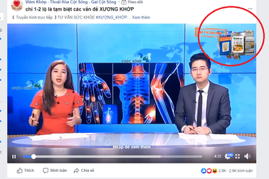 Cảnh báo lợi dụng hình ảnh người bệnh quảng cáo sản phẩm xương khớp