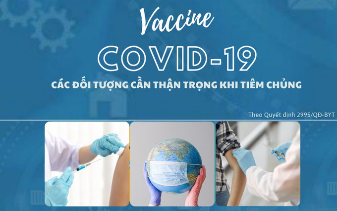 Các đối tượng cần thận trọng tiêm chủng vaccine phòng COVID-19