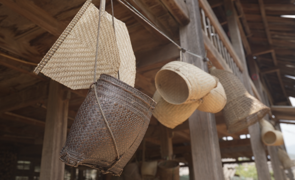 Nghề đan mây, tre ở vùng cao Ngọc Chiến Sơn La - 3 Nghề đan mây, tre ở vùng cao Ngọc Chiến Sơn La - 3