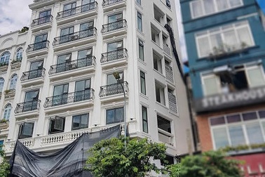 Hà Nội: Lãnh đạo quận nói về công trình “khủng” sai phép nằm sát trụ sở phường