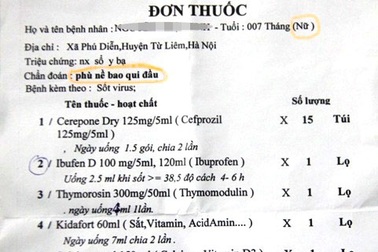 Bé gái 7 tháng tuổi bị chẩn đoán "phù nề bao quy đầu"