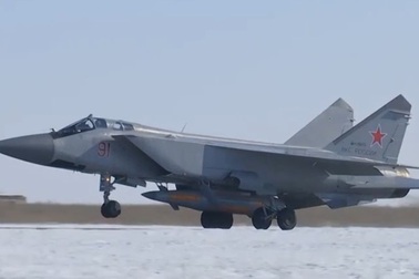 Nga công bố video thử nghiệm tên lửa siêu thanh đầy uy lực Kinzhal