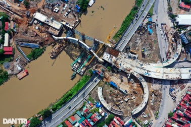 Đại công trường xây dựng cầu Rào trên sông Lạch Tray hơn 2.200 tỷ đồng