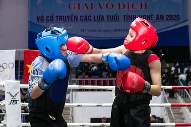 200 vận động viên tham dự giải võ cổ truyền toàn tỉnh