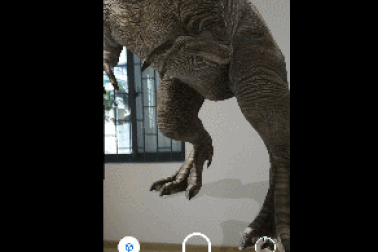 Hướng dẫn chụp ảnh cùng khủng long nhờ công nghệ AR trên smartphone