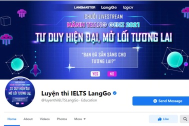 Xuất hiện dấu hiệu giả mạo Hệ thống luyện thi IELTS LangGo để lừa đảo, chèo kéo học viên