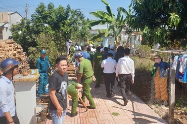 Trung úy công an bị chém trọng thương