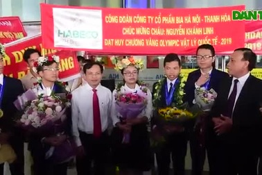 Đón đoàn Olympic Vật lý Quốc tế năm 2019