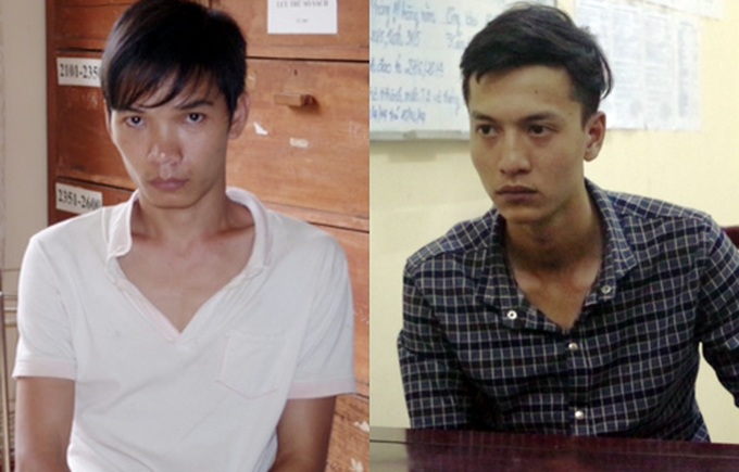 Vũ Văn Tiến (áo trắng) và Nguyễn Hải Dương. Ảnh: Chế Bắc