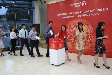 Cùng Maritime Bank chung tay ủng hộ đồng bào miền Trung