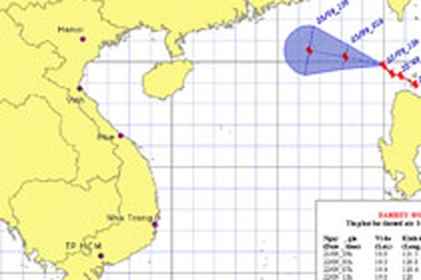 Cơn bão số 7 vào biển Đông