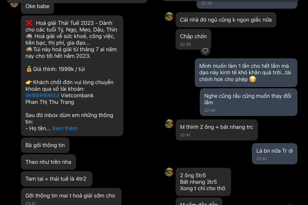 Cô đồng Thu Trang bấu vào nỗi sợ vô hình của nạn nhân để lừa tiền tỷ - 1 Cô đồng Thu Trang bấu vào nỗi sợ vô hình của nạn nhân để lừa tiền tỷ - 1