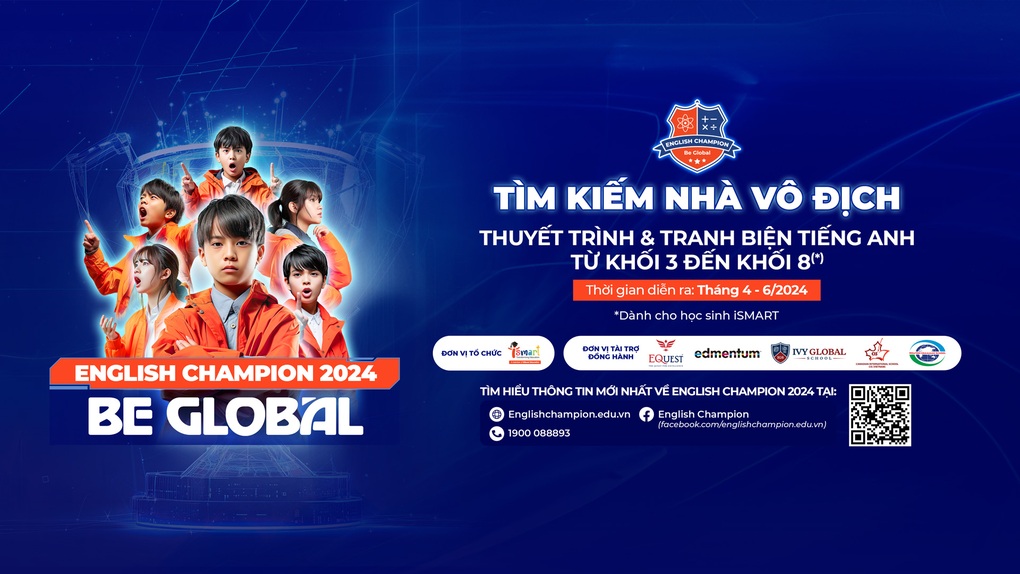 English Champion 2024 tìm kiếm nhà vô địch toàn quốc - 1 English Champion 2024 tìm kiếm nhà vô địch toàn quốc - 1