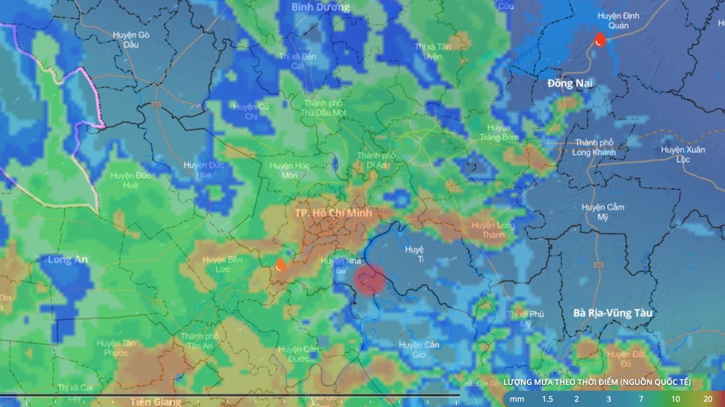 Đầu tuần tới TPHCM tiếp tục mưa dông - 1 Đầu tuần tới TPHCM tiếp tục mưa dông - 1