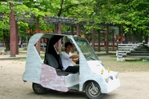 Chàng SV ráp thành công xe ô tô điện từ... đồ phế thải