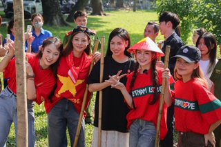 Hòa Minzy, Quốc Thiên cùng dàn sao trồng cây vì Thủ đô xanh - 10