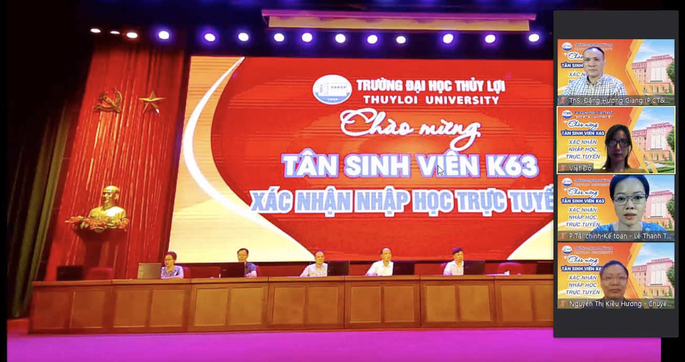 Đại học Thủy Lợi nhập học trực tuyến cho các tân sinh viên từ ngày 18 -22/9 - 2 Đại học Thủy Lợi nhập học trực tuyến cho các tân sinh viên từ ngày 18 -22/9 - 2