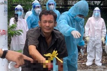 Công an thông tin vụ người đàn ông ném đá vào xe chở F0, bị chém lìa tay