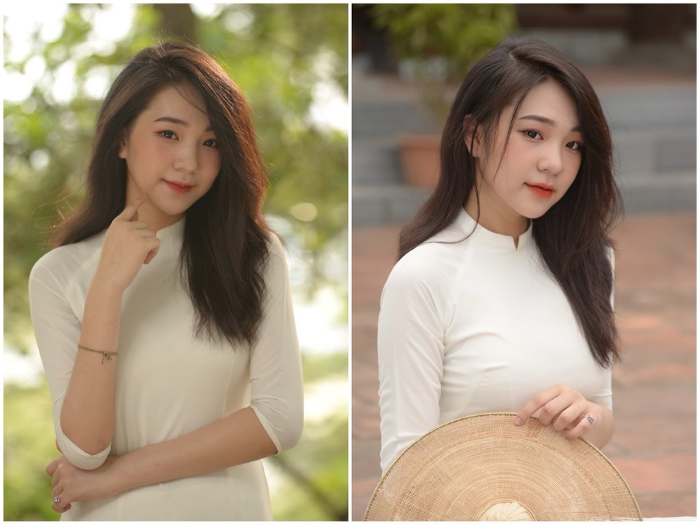Ngẩn ngơ trước vẻ đẹp của nữ sinh xứ Nghệ trong tà áo dài trắng - 3 Ngẩn ngơ trước vẻ đẹp của nữ sinh xứ Nghệ trong tà áo dài trắng - 3