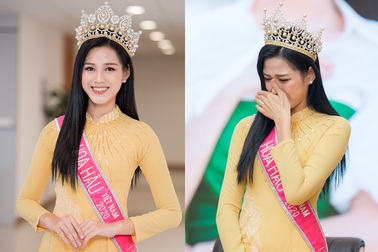 Hoa hậu Đỗ Thị Hà khóc khi chia sẻ về những vất vả của ba mẹ