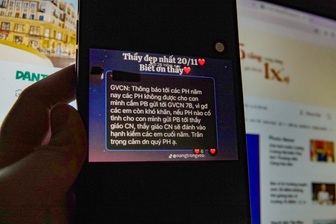 Thầy giáo cấm phụ huynh tặng phong bì dịp 20/11