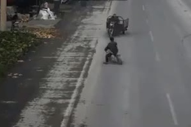 Một vụ tai nạn... hy hữu nhưng không kém phần hài hước