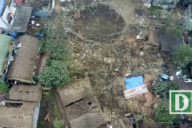 Hiện trường vụ nổ kinh hoàng ở Bắc Ninh nhìn từ trên cao