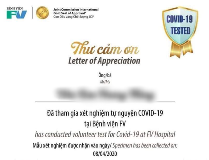 Bệnh viện FV quảng cáo thu phí xét nghiệm Covid-19 tự nguyện 3 triệu đồng/lần: Sở Y tế TP.HCM khẳng định không cho phép - Ảnh 5. Bệnh viện FV quảng cáo thu phí xét nghiệm Covid-19 tự nguyện 3 triệu đồng/lần: Sở Y tế TP.HCM khẳng định không cho phép - Ảnh 5.