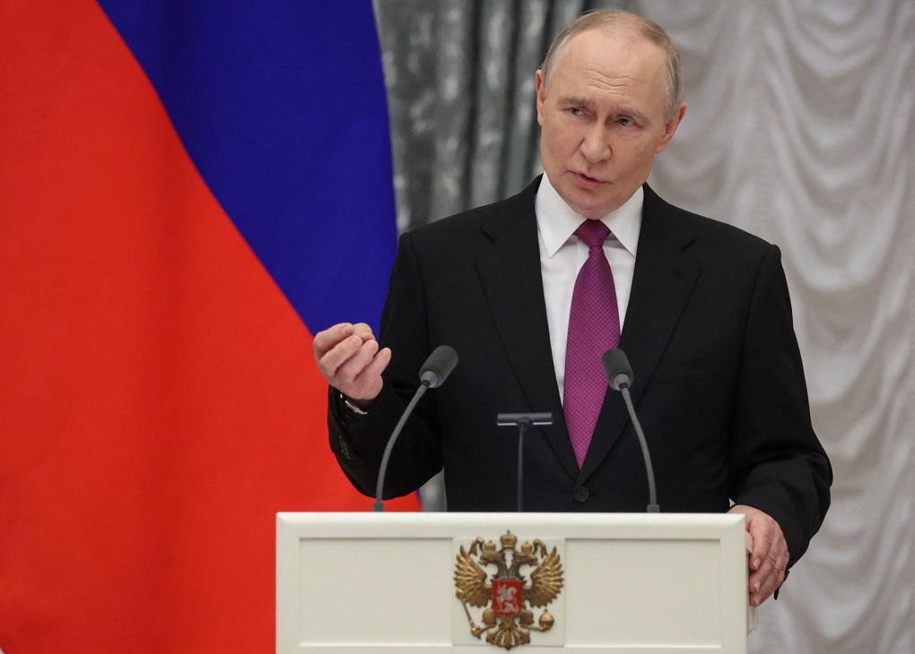 Tổng thống Putin gửi thông điệp cứng rắn tới phương Tây - 1 Tổng thống Putin gửi thông điệp cứng rắn tới phương Tây - 1