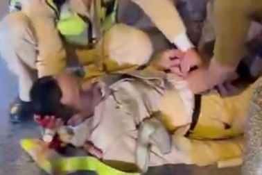 Nam sinh phóng xe máy tông trúng cảnh sát tại chốt đo nồng độ cồn