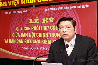 Ban Nội chính Trung ương mở rộng phối hợp trong phòng chống tham nhũng