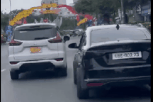 Truy tìm tài xế ô tô nẹt pô, lạng lách, tạt đầu xe khách ở Nha Trang