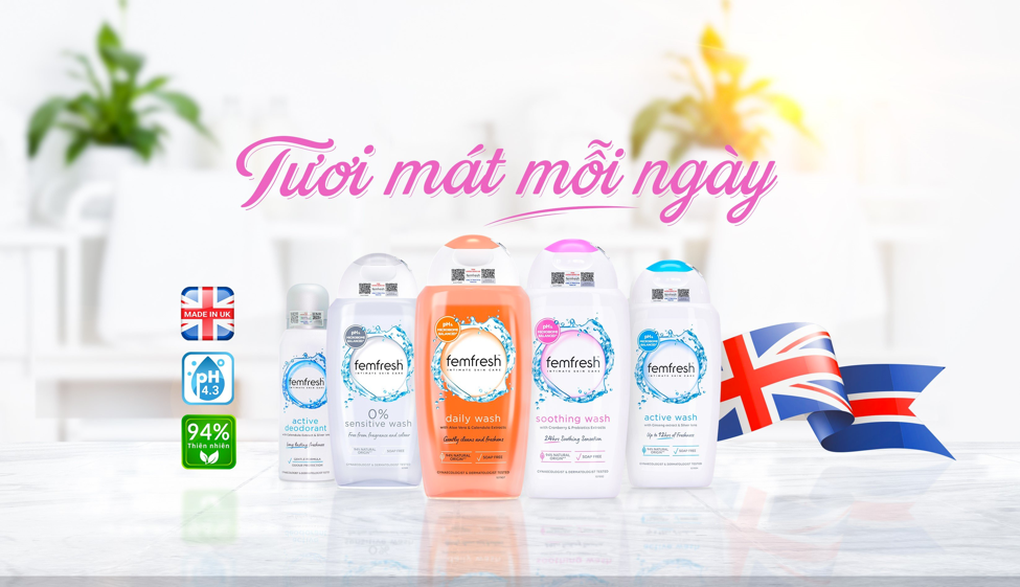 Điểm nhấn của thương hiệu Femfresh Batiste - 1 Điểm nhấn của thương hiệu Femfresh Batiste - 1