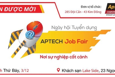 APTECH Job Fair 2016 - Nơi chắp cánh cho sự nghiệp của sinh viên CNTT