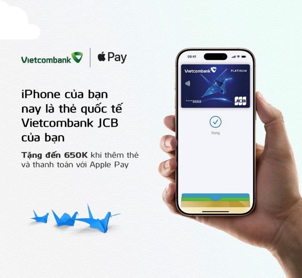 Vietcombank giới thiệu Apple Pay đến chủ thẻ quốc tế Vietcombank JCB - 1 Vietcombank giới thiệu Apple Pay đến chủ thẻ quốc tế Vietcombank JCB - 1