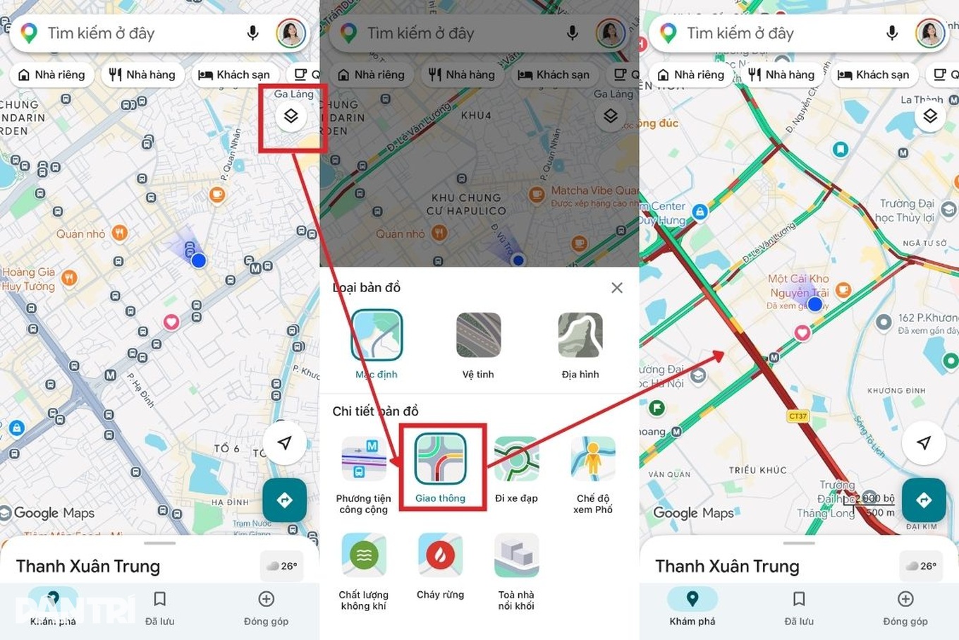 Tính năng trên Google Maps giúp 